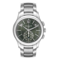 Patek Philippe Complications Annual Calendar Steel Mens Watch 5905 Box Papers 2