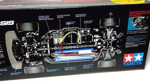 TAMIYA EP RC Car 1/10 1998 FORD Escort Custom TT-02 with Motor & ESC 58691 - Picture 2 of 5