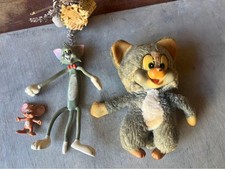 Rare Masudaya MGM Tom and Jerry Plush Toy, Showa Retro, Original