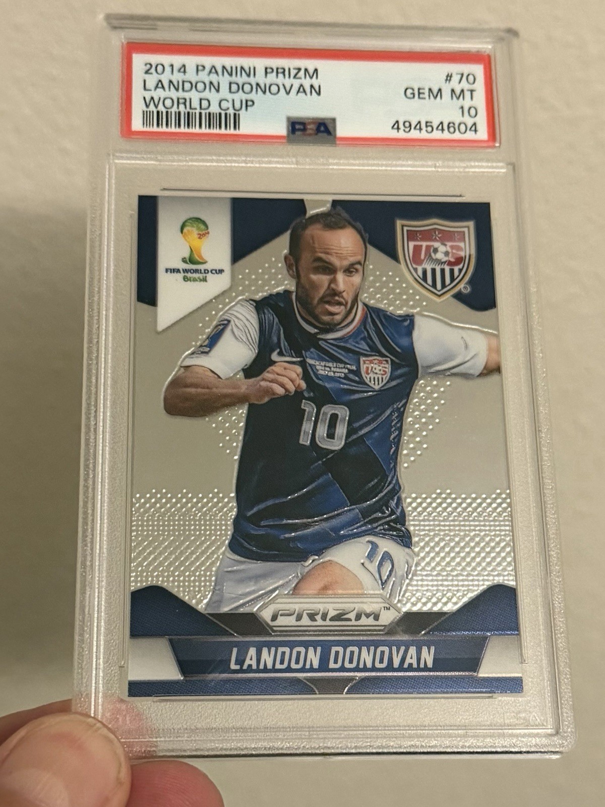 2014 Panini Prizm World Cup - Landon Donovan #70 USA PSA 10