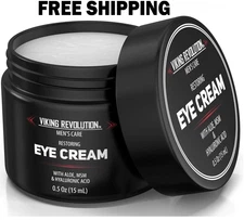 Viking Revolution Men’s Eye Cream Anti-Aging Dark Circles Puffiness Reducer