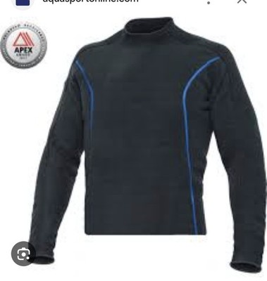 Brandneu mit Etikett Bare SB System Mid Layer Damen Scuba Drysuit Unteranzug Oberteil UVP 219 £ Größe S