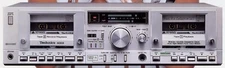 Technics M202 RS-M202 Stereo Double Cassette Deck Silver AC100V 50/60Hz 10W