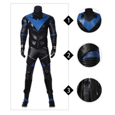 Nightwing Costume Batman: Gotham Knight outfit Cosplay Suit