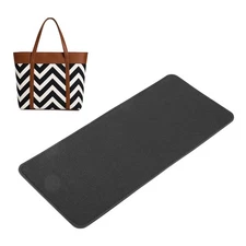 Felt Bag Base Shaper Handbag 14.76x6.69" 3mm Thick, Black