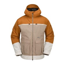 Volcom Mens NightBreaker 20K Jacket - Chestnu...
