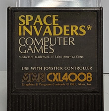 Space Invaders Atari 400/800/XL/XE Game Cartridge