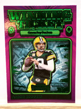 2021 Panini Contenders #WT-ARO Aaron Rodgers Winning Ticket