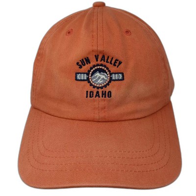 Ouray Baseball Cap Hat Orange Blue Sun Valley Idaho Embroidered Adjustable OS