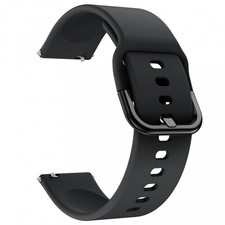 CINTURINO OROLOGIO PER HUAWEI WATCH SAMSUNG ACTIVE XIAOMI AMAZFIT BIP 20 MM NERO