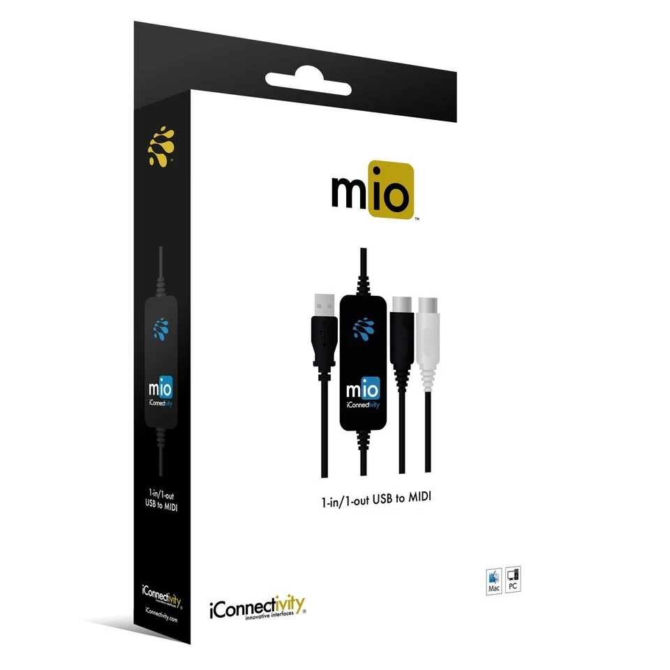 mio 1-in 1-out USB to MIDI Interface for Mac and PC - Image 4 of 4