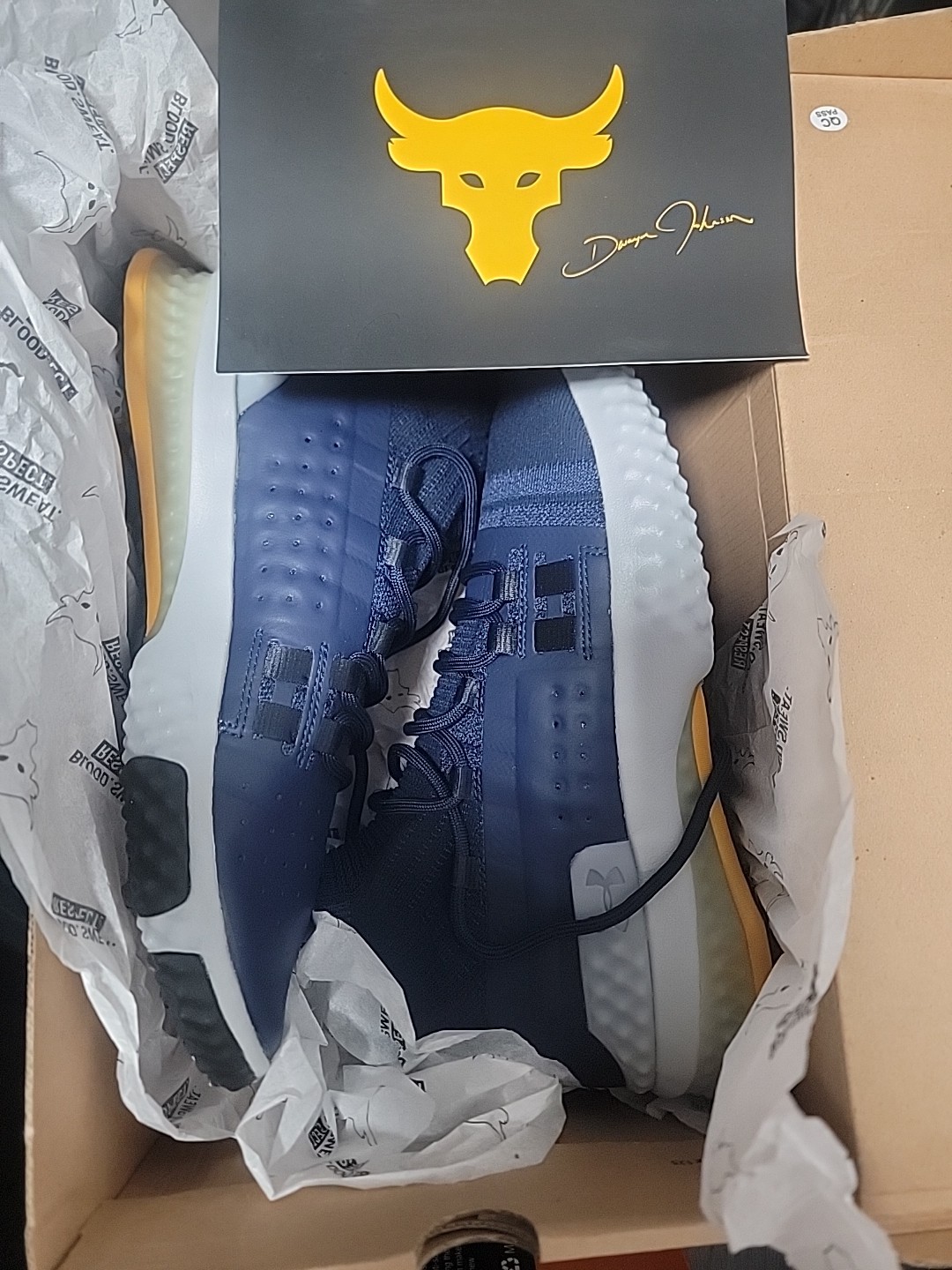 Under Armour Men's Project Rock 1 Training Shoes Size 9