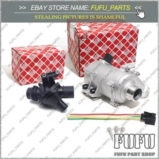 FEBI Electric Water Pump with Thermostat Kit For BMW 528i 328i 525xi 530xi X5 X3