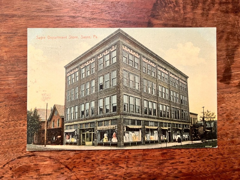 Sayre Department Store Sayre PA Postcard PC-169 Retail