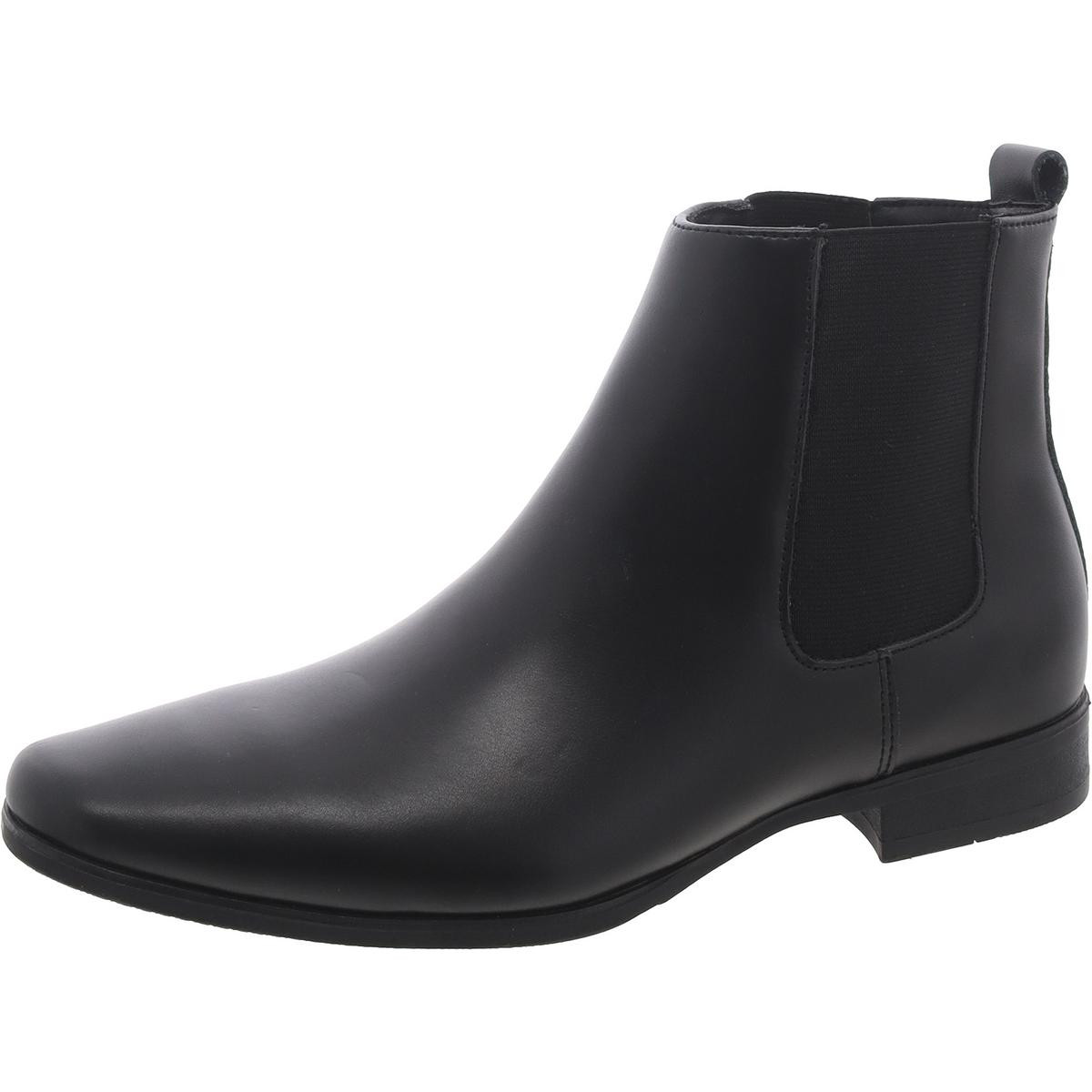 Calvin Klein Мужские черные ботинки Челси Brayden 7.5 Средний (D) BHFO 1053