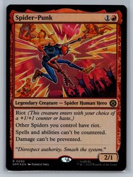 Spider-Punk 92/314 Marvel's Spider-Man Foil