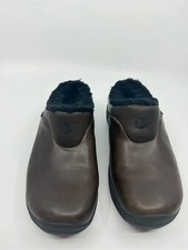 Merrell Encore Ice Brown  Black Leather Clogs US 6.5
