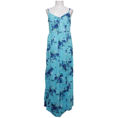 Isolde, Maxikleid, Größe: 38, Blau, Baumwolle, Blumen, Damen #6qG