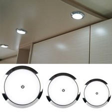 Caravan 12V/24V Ceiling Lamp Reading Light LED Touch Lamp Round Dome Light