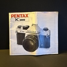 Pentax K1000 Instruction Manual Book VTG