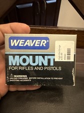 NEW Vintage Weaver 1 scope Top mount rings New Old Stock in 49060