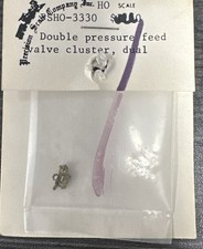 Precision Scale Co. HO Scale PSHO-3330 Dbl Pressure Valve Cluster, Dual NIP