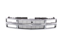 Chrome Grille Wblack Insert For 94-98 Chevy Ck Pickup Suburban Tahoe 95 96 97 Chrome Grille Wblack Insert For 94-98 Chevy Ck Pickup Suburban Tahoe 95 96 97