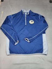 Boy Scouts Of America Quarter Zip Mens L Blue National Jamboree 2017 Lightweight