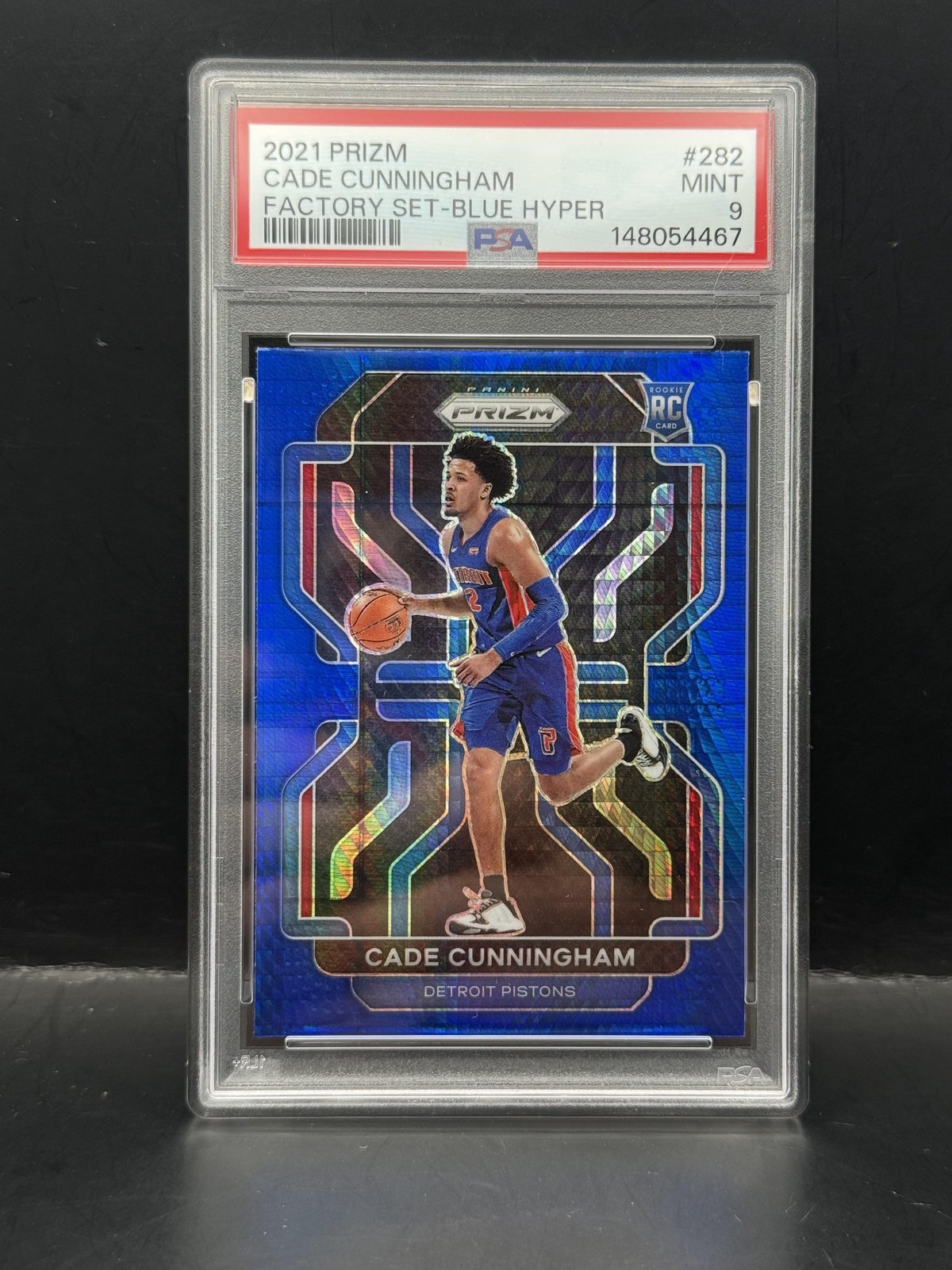 #282 Cade Cunningham 2021-22 Panini Prizm RC Rookie Detroit Pistons Hyper Blue