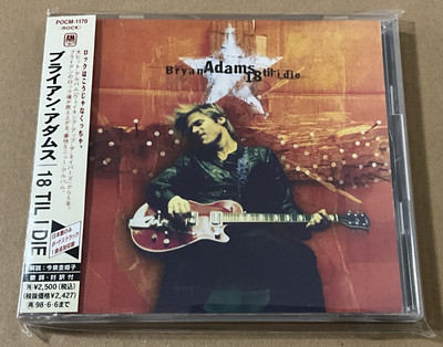 Bryan Adams 18 Til I Die Japanese PROMO CD + OBI & Lyrics + Bonus Track 1996