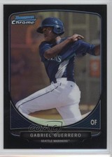 2013 Bowman Prospects Chrome Black Refractor 88/99 Gabriel Guerrero #BCP91 2x6