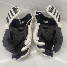 Adidas ClimaLite Lacrosse Hockey Gloves Black White Adult Size – Used