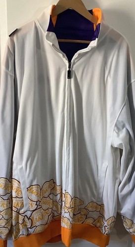 NBA Los Angeles Lakers reversible coat jacket Purple/Gold Sz Lg NWT - Picture 6 of 6
