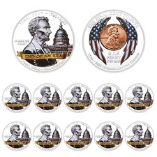 10PCS Final Cent 1793-2025 End Of An Era Philadelphia R.I.P. Penny Souvenir Coin