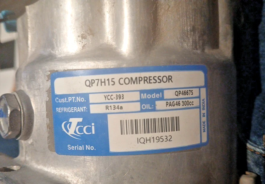 Ford F-650 2004-2013 aire acondicionado compresor y embrague Motorcraft YCC-393 Foto 3 de 4