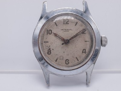 4u2fix - 1940s - Imperial Model 54 Men's 30mm 7j Hand Wind Watch