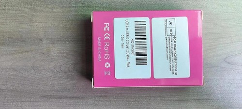 Câble USB-C 1 pied 10 Gbit/s transfert de données haute vitesse et 3,1 A rapide 1 pied, rouge - Photo 8/13