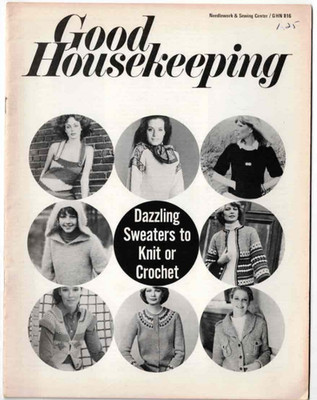Dazzling Sweaters to Knit or Crochet Pattern Insert Good Housekeeping 1977 VTG