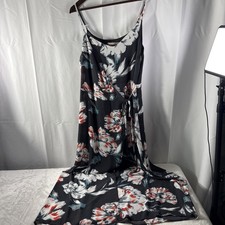 Philosophy Floral Wrap Long Maxi Dress Sz 10