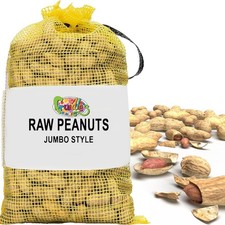 Raw Peanuts in Shell, 2 Pound Bag, Great for Boiling, Squirrels, Birds
