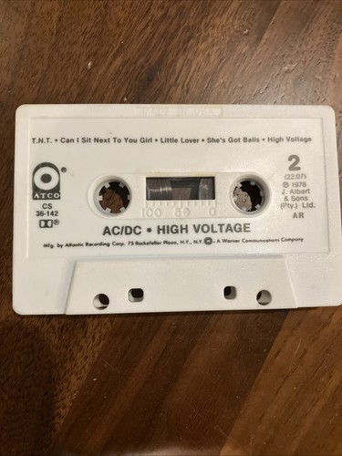 AC/DC, High Voltage, Cassette Tape, 1976 - Picture 4 of 4