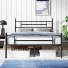 Metal Platform Bed Frame Full Size with Classical Headboard and Footboard, 14 In