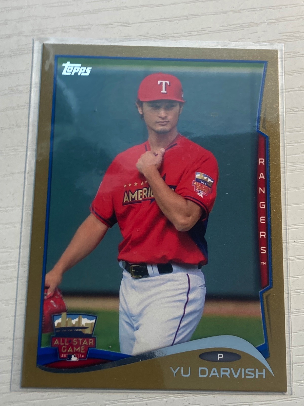 2014 Topps Gold Parallel /2014 Yu Darvish Rangers ASG US154