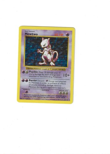 Mewtwo — Base Set (Unlimited)