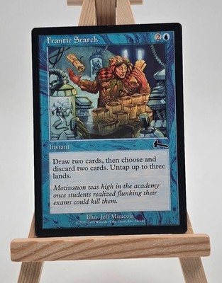 Frantic Search Urza´s Legacy Magic englisch (Hastige Suche) 32/143