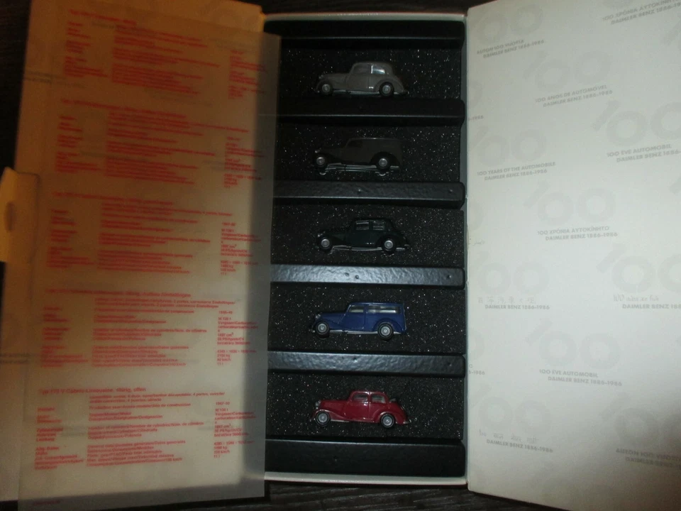 Praline / Praliné: Confezione Speciale 100 Anni Automobile Daimler Benz (SSK60) - Immagine 2 di 2