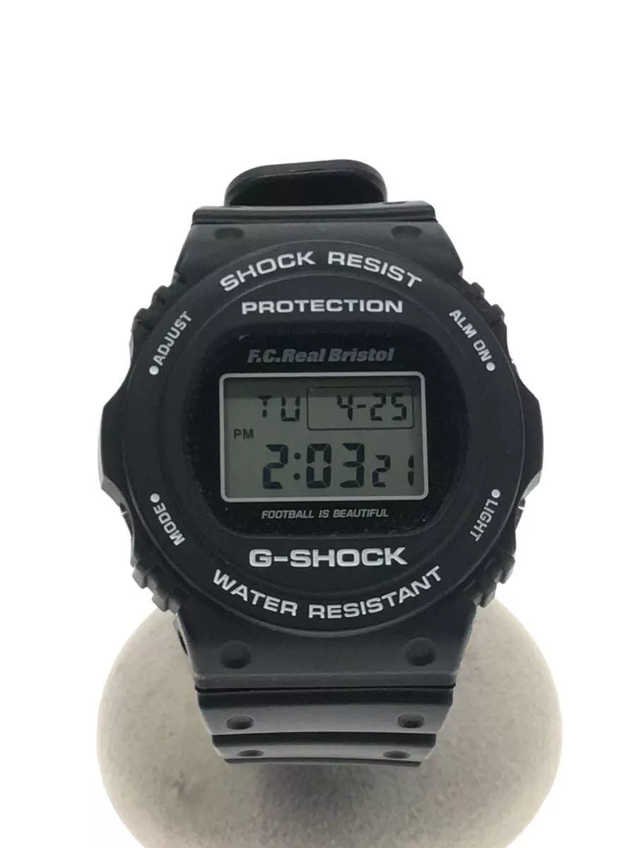 Casio G Shock F.C.Real Bristol DWE Quartz Rubber SS Men's