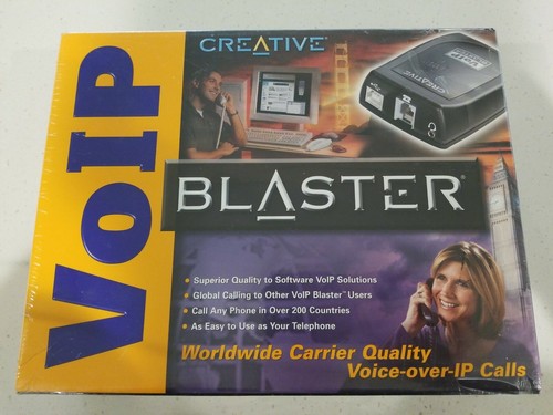 Creative VOIP Blaster Voice over IP calls. New sealed. Voip