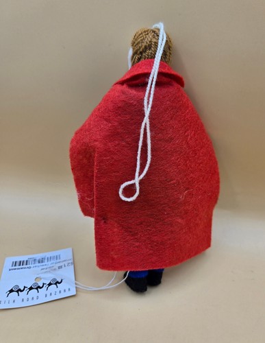 SUPER TEACHER ORNAMENT Hand Made Wool Felt by Silk Road Bazaar, BRAND NEW - Picture 5 of 8