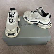 Balenciaga Triple S Oatmeal Size 37 Trainers Sneakers